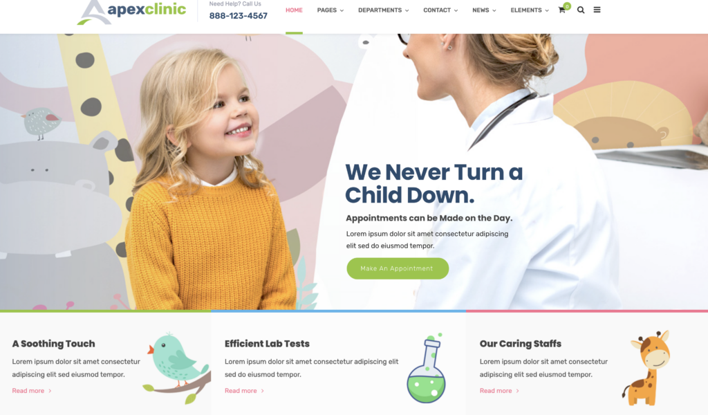 Pediatric WordPress Themes